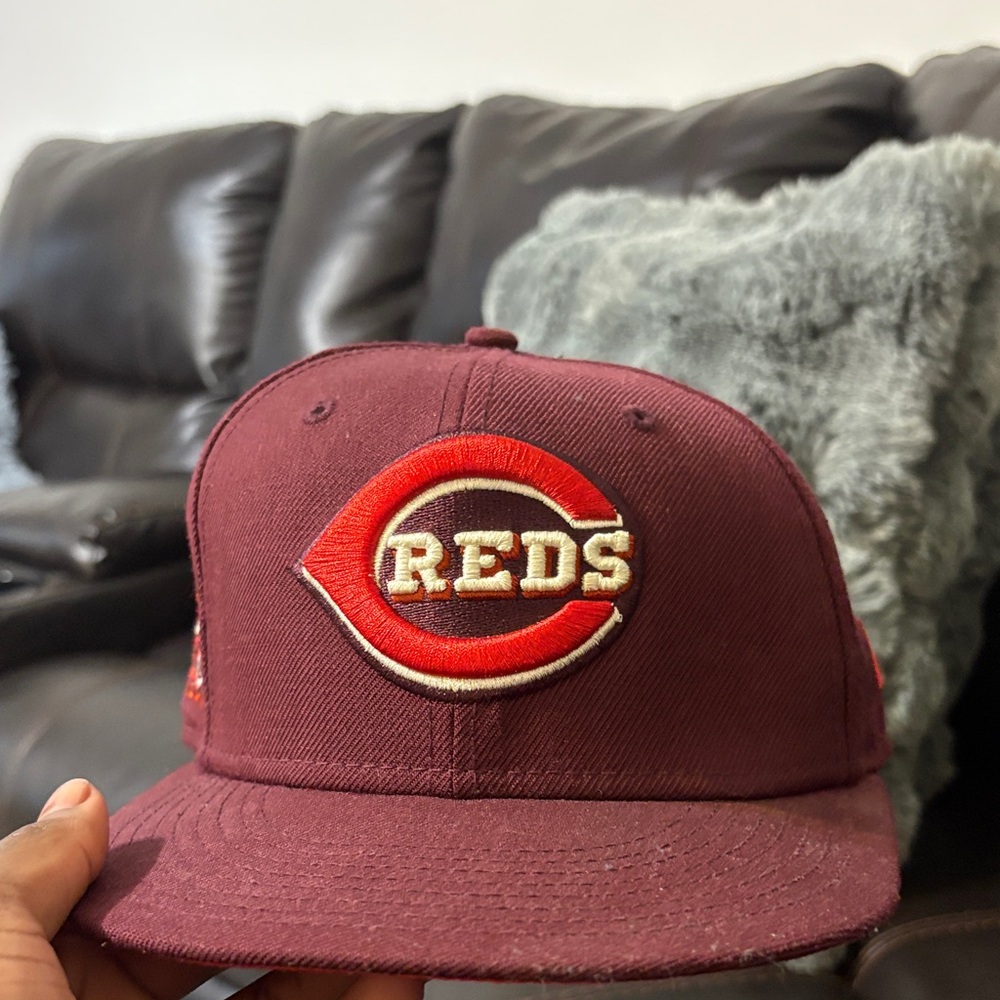 Lids Kids Burgundy Reds Cap